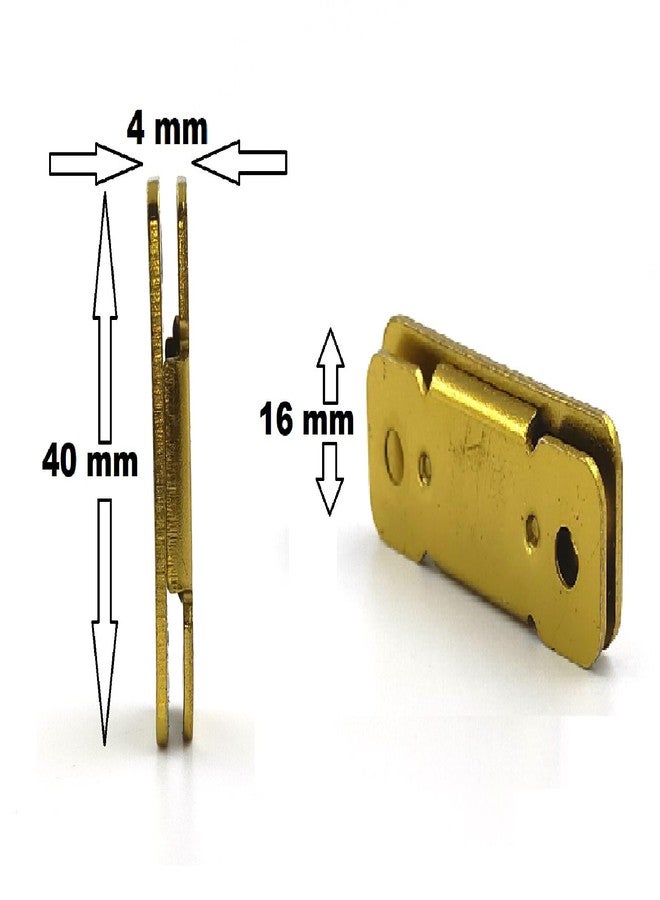 VMD, Ultra Thin I Type Golden Magnetic Steel Stopper/Catcher/Holder for Cupboard Closure, Closet Door and Cabinet(Pack of 4) - Image 2